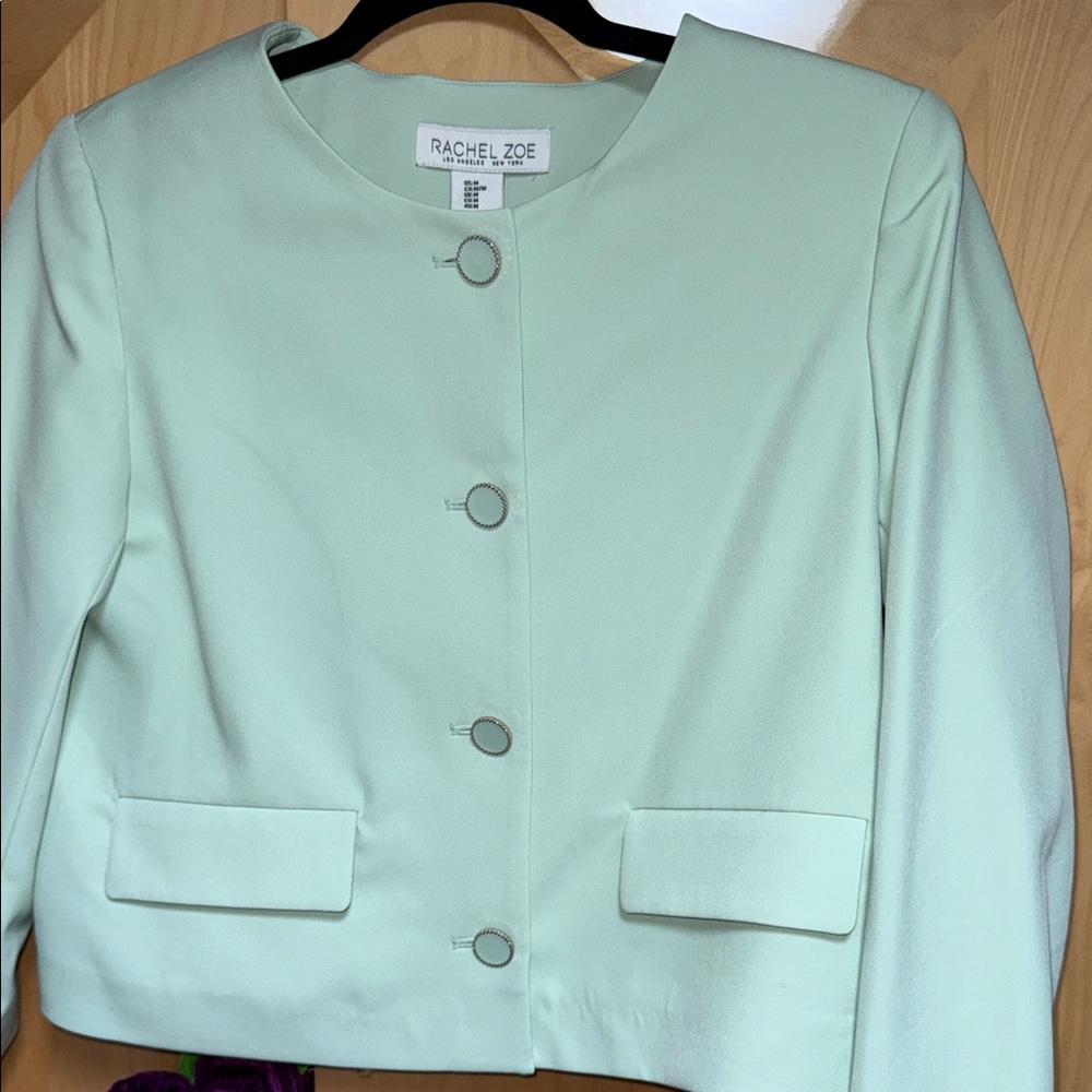Rachel Zoe Light Green Women's Blazer